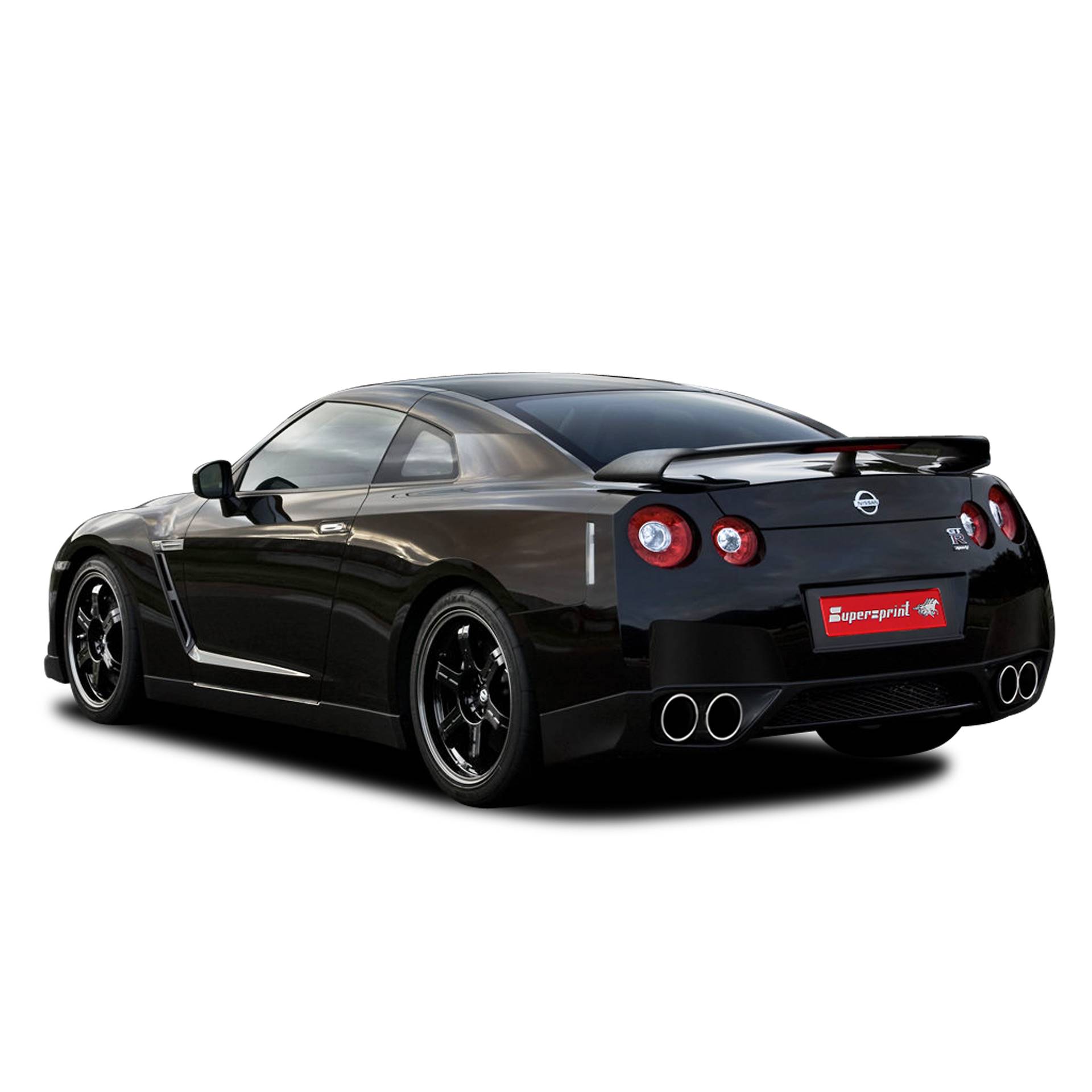 Neue Supersprint Auspuff für NISSAN GT-R SpecV 3.8 V6 Bi-Turbo (485 PS) 2009 -> 2011